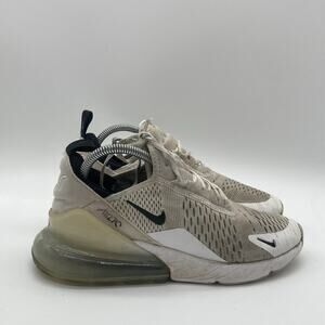 Womens Size 8 Nike Air Max 270 White Athletic Running Shoes Sneakers